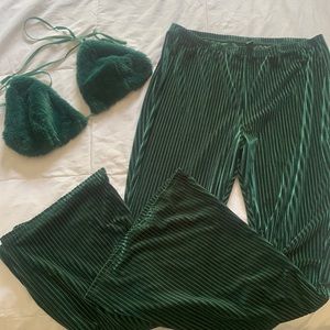 Green festival outfit size XL